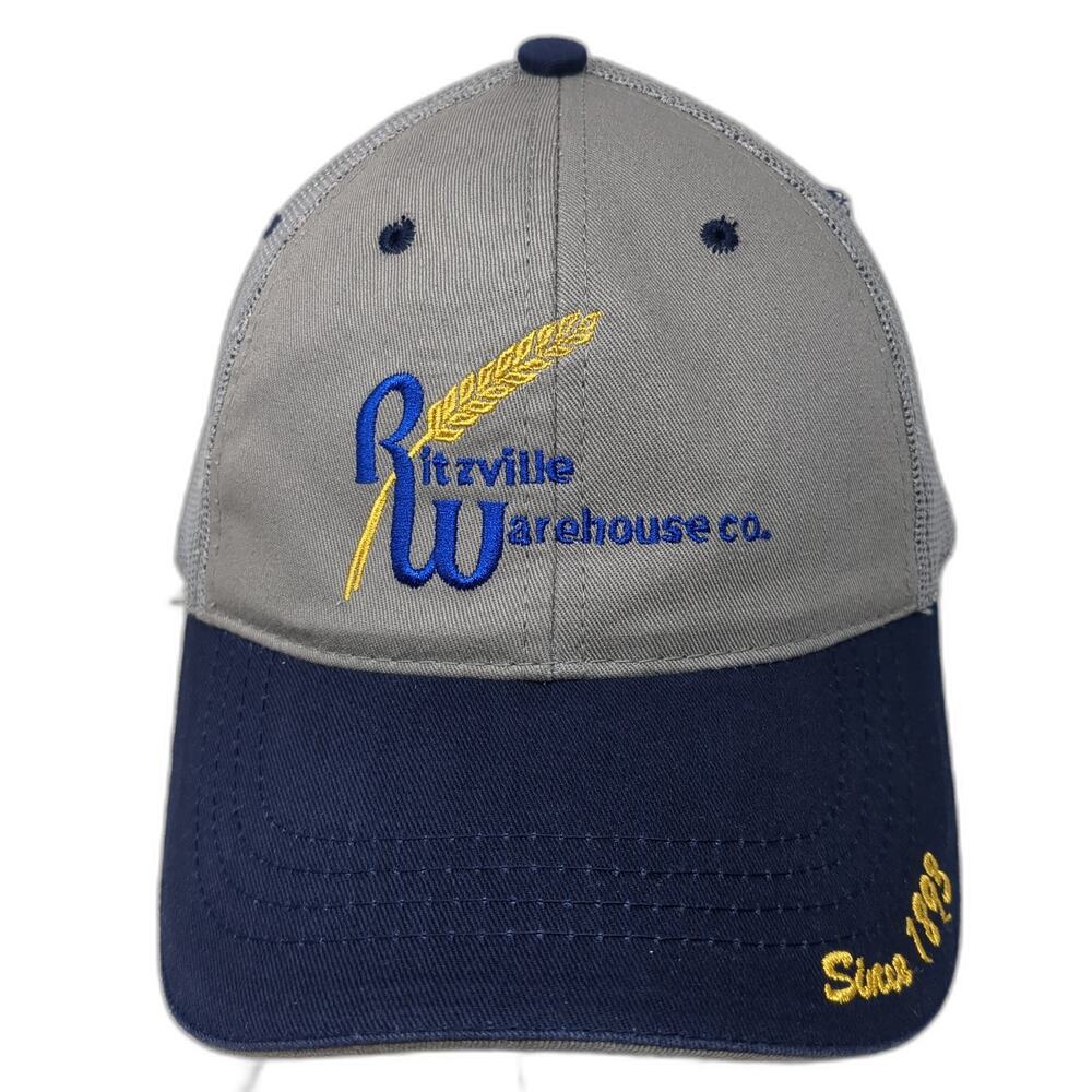 Ritsville Warehouse Co. Since 1893 USA Strapback Trucker Hat Multi OS Headliner